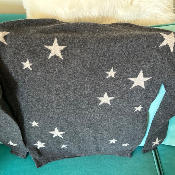Philosophy gray cashmere sweater with stars - M - Picture 3 of 4